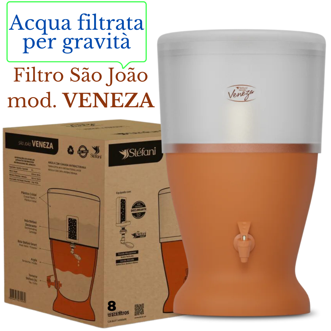 São João VENEZA 8L ceramic water filter