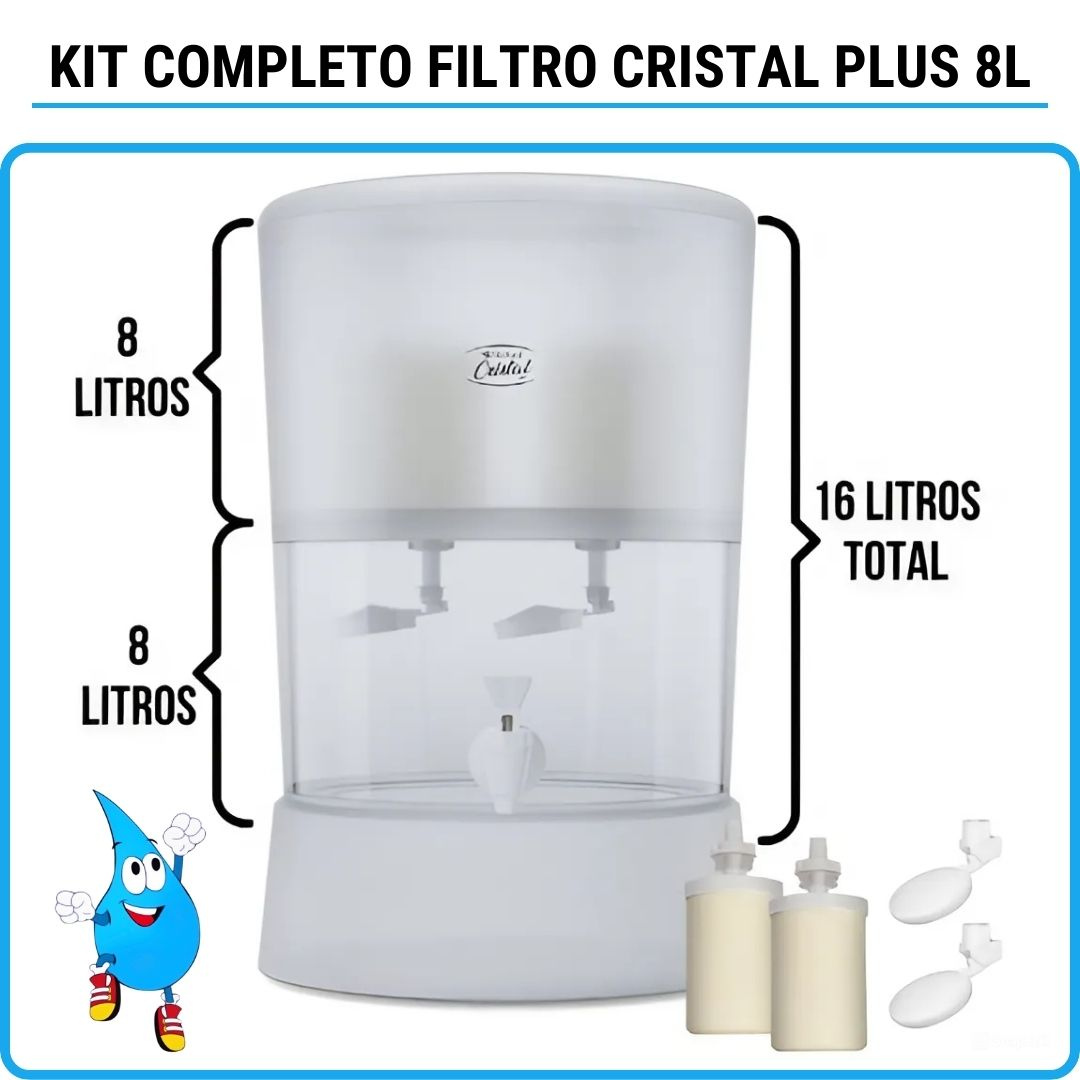 SUPER KIT CRISTAL PLUS 8L