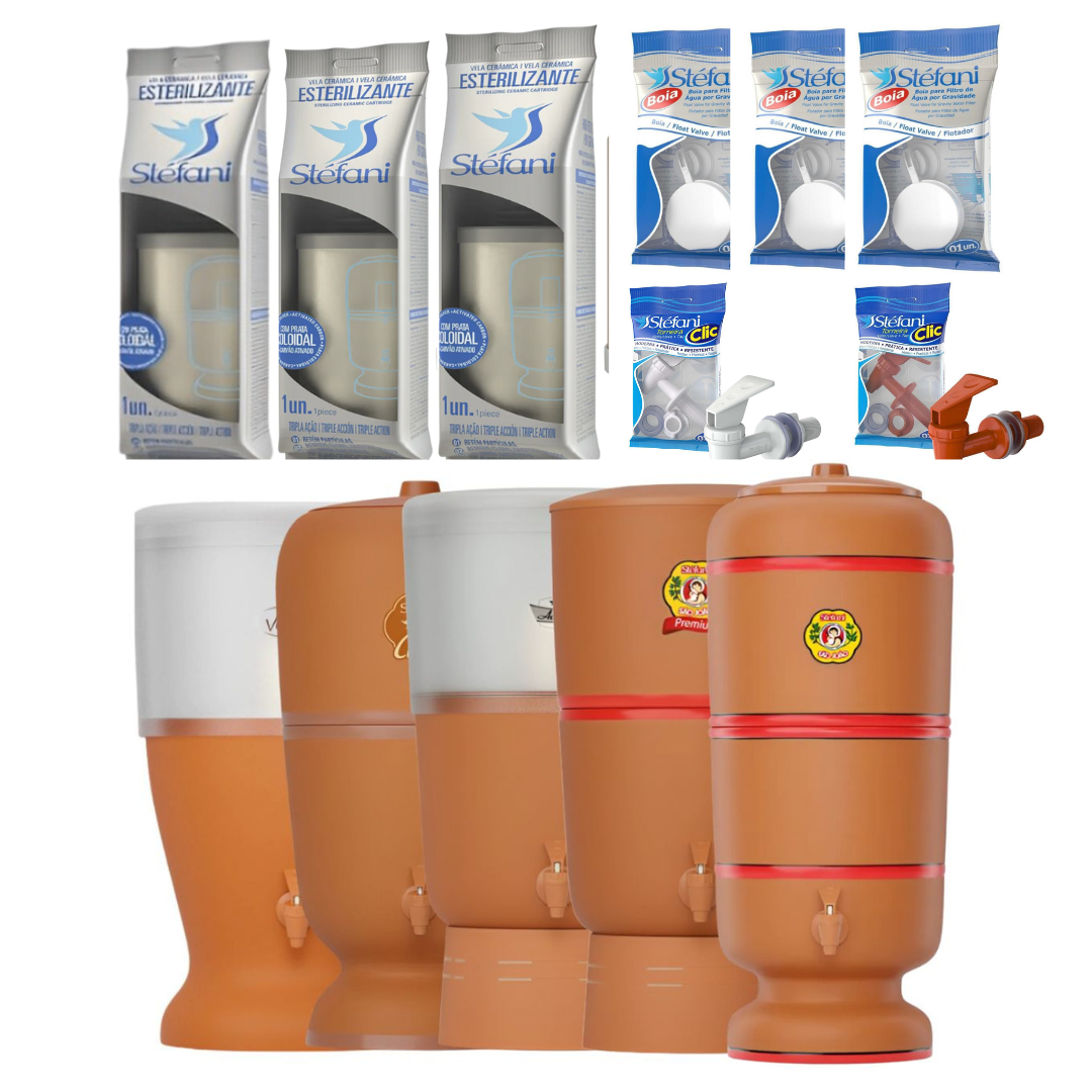 Water filter replacement cartridge KIT