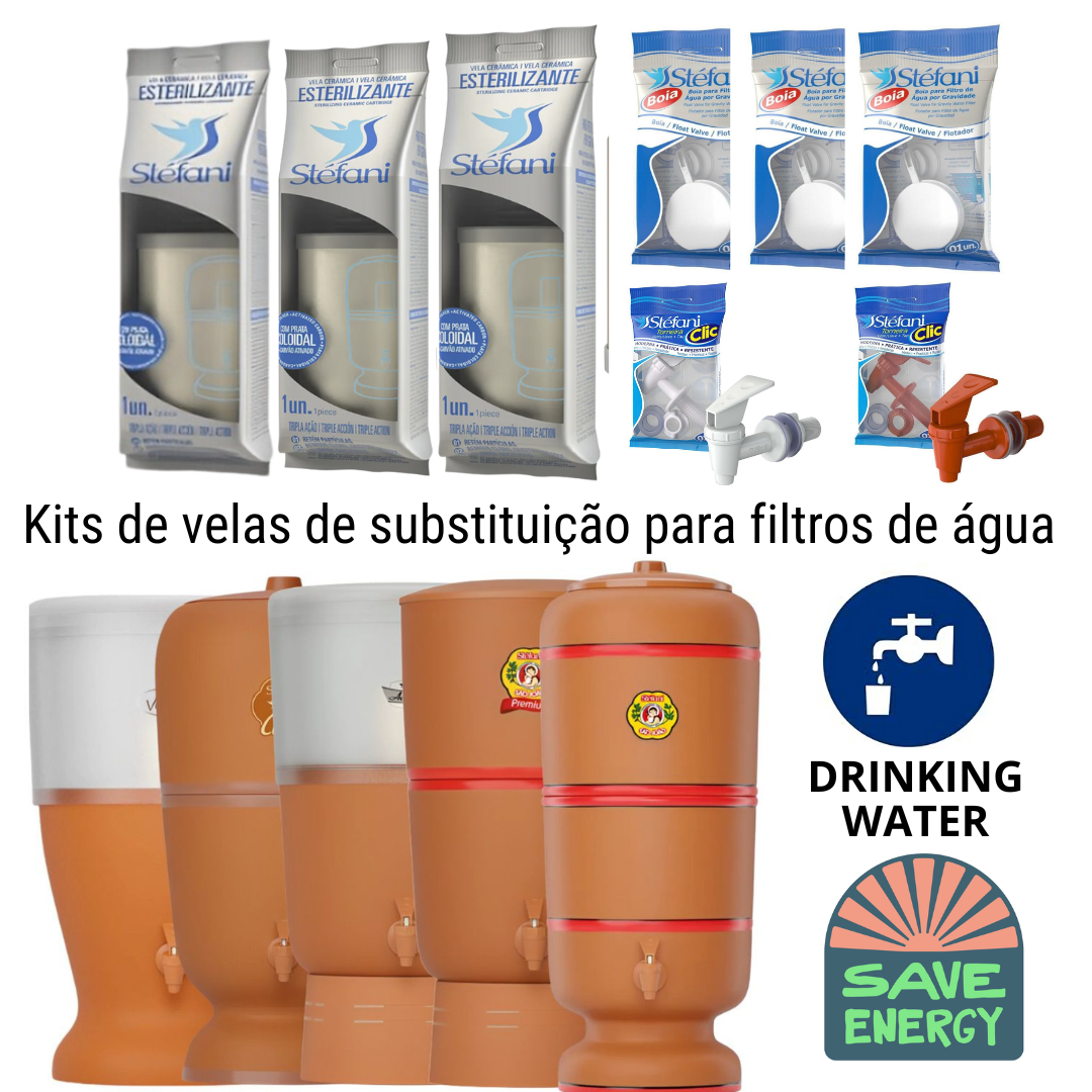 Water filter replacement cartridge KIT