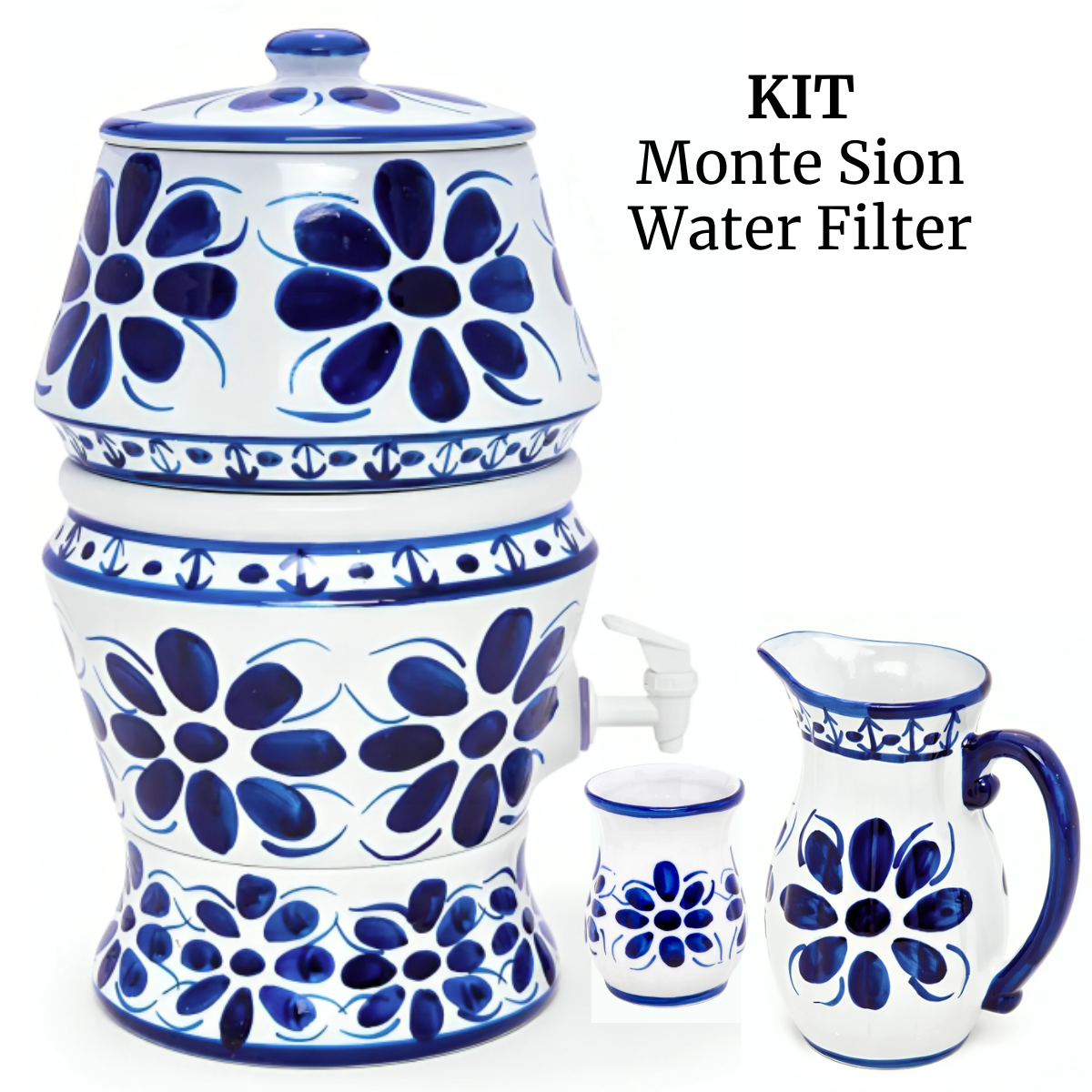 MONTE SION Porcelain Water Filter [KIT]